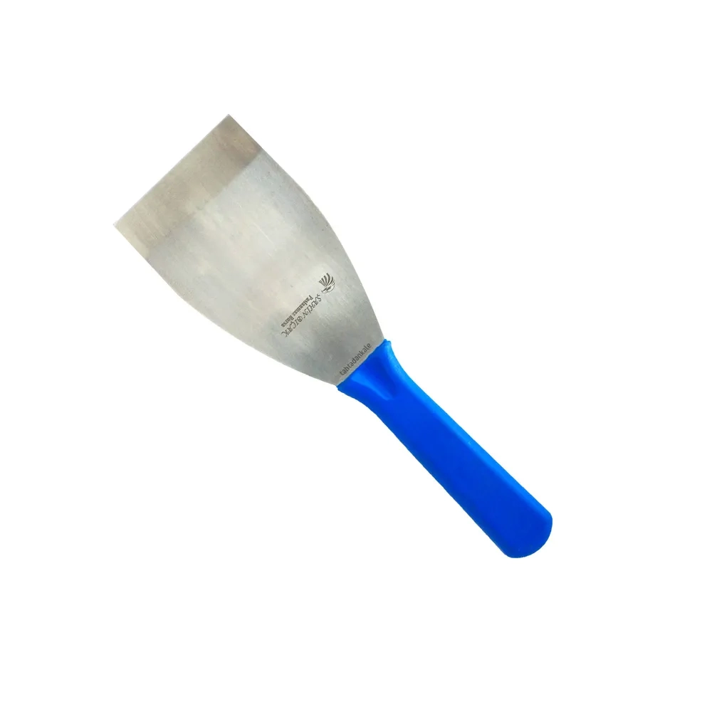 Bursa Paslanmaz Gıda Spatulası No:4, 10 Cm - Plastik Sap