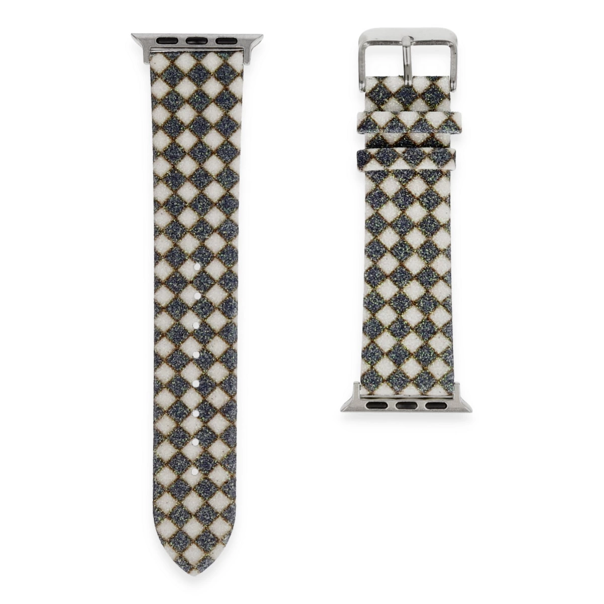 Watch 38mm Karo Motif Kordon - Siyah