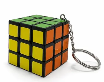 Zeka Küpü Anahtarlık - Mini Rubik Küpü Taşınabilir Oyuncak