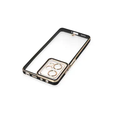 Xiaomi Redmi Note 12 5g Kılıf Liva Lens Silikon - Siyah
