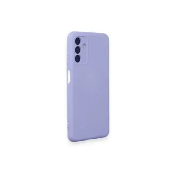 Samsung Galaxy A14 4g Kılıf Nano İçi Kadife Silikon - Lila