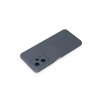 Xiaomi Redmi Note 12 5g Kılıf Nano İçi Kadife Silikon - Gri