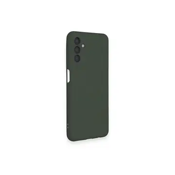 Samsung Galaxy A14 4g Kılıf Nano İçi Kadife Silikon - Koyu Yeşil