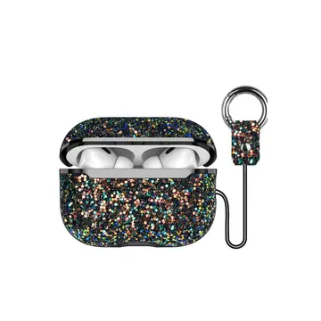 Onegif  Airpods 2 (2.nesil) Bright Simli Airpods Kapak - Siyah