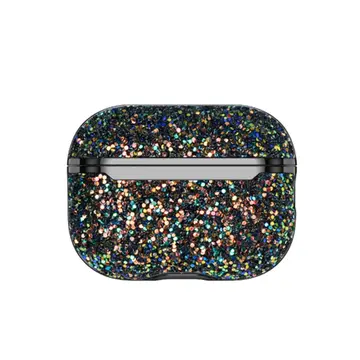 Onegif  Airpods 2 (2.nesil) Bright Simli Airpods Kapak - Siyah
