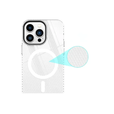 İphone 13 Pro Kılıf Beta Magneticsafe Silikon - Şeffaf
