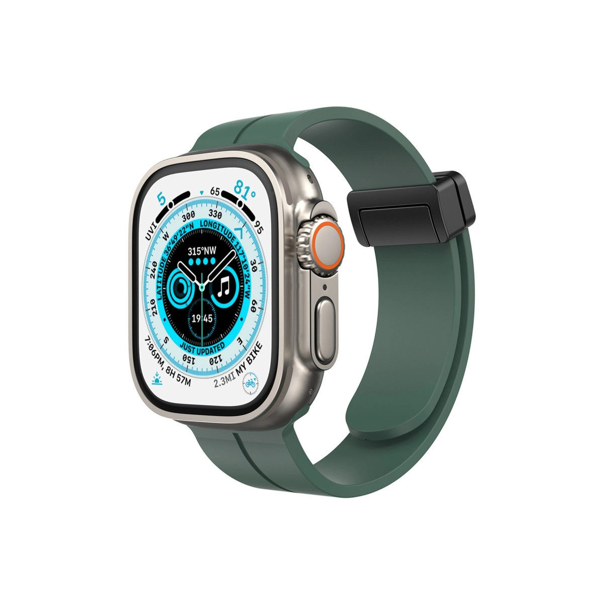 Watch 42mm Kr412 Elegance Stylısh Kordon - Koyu Yeşil