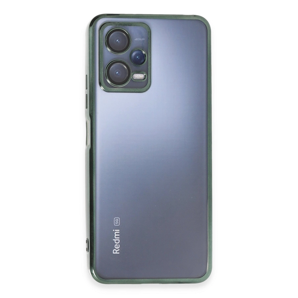 Xiaomi Redmi Note 12 5g Kılıf Razer Lensli Silikon - Yeşil